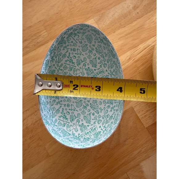 Vintage Nestler Germany Easter Egg – Rabbit on Ladder Scene Paper Mache - Picture 14 of 14